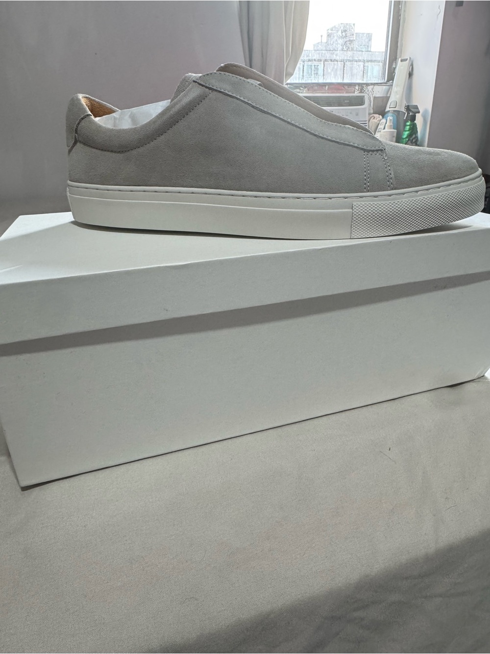 Italian Suede Tailored Sneaker